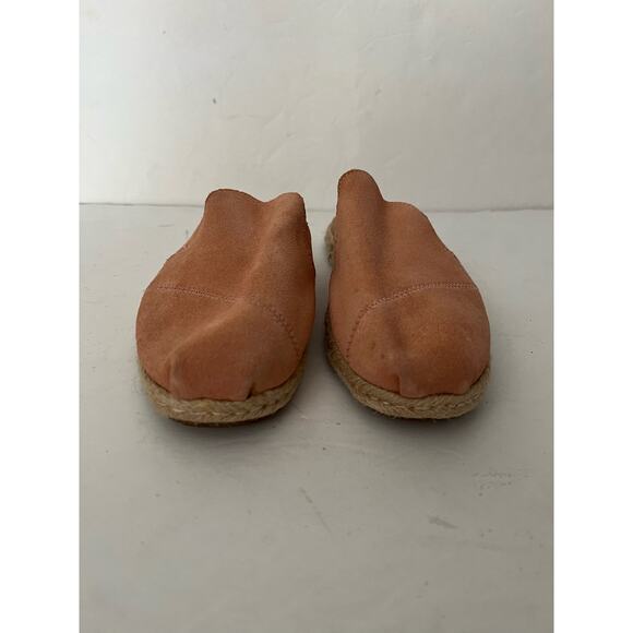 Toms Women's Espadrilles Textile Nova Slipper Mule Slip-On Coral Pink Size 6.5 - Picture 3 of 10